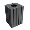 22 Gallon Recycled Plastic Square Trash Can