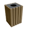 22 Gallon Recycled Plastic Square Trash Can