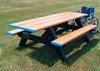  Double ADA Recycled Plastic Picnic Table, 8ft