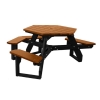 Open Hexagon Universal Access Recycled Plastic Table