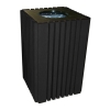 Tall 40 Gallon Recycled Plastic Square Trash Can with Lid