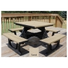 Town Square Recycled Plastic Picnic Table