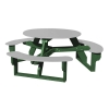 Open Round Recycled Plastic Table