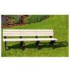 Monarque Recycled Plastic Bench with Back