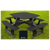 Bistro Recycled Plastic Square Picnic Table