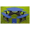 Bistro Recycled Plastic Square Picnic Table