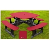 Bistro Recycled Plastic Square Picnic Table