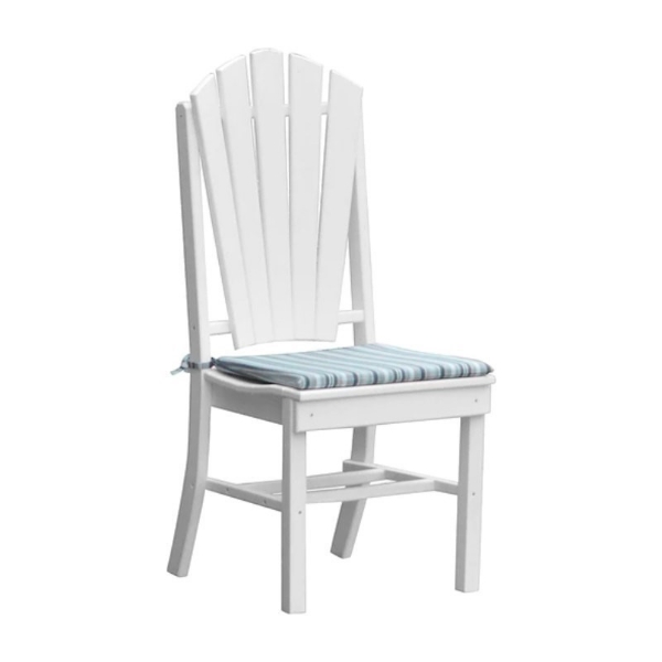 Adirondack Recycled Plastic Dining Chair with Armless Frame