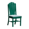 Adirondack Recycled Plastic Dining Chair with Armless Frame