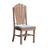 Adirondack Recycled Plastic Dining Chair with Armless Frame
