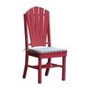 Adirondack Recycled Plastic Dining Chair with Armless Frame