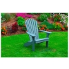 Fanback Recycled Plastic Adirondack Chair