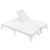 Mainstay High Density Polyethylene Double Chaise Lounge