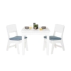 Mainstay High Density Polyethylene Square Dining Table