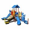 Commercial Slide N' Climb Steel Playset - Ages 2 To 12 Years - Front