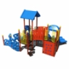 Commercial Slide N' Climb Steel Playset - Ages 2 To 12 Years - Back