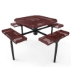 ELITE Series 46" Octagon Nexus Rolled Pedestal Table