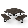ELITE Series 46" Octagon Nexus Rolled Pedestal Table