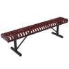 RHINO Slatted Rolled Bench without Back