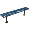 RHINO Slatted Rolled Bench without Back