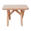 Cross Leg Wooden Bench without Back