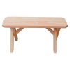 Cross Leg Wooden Bench without Back