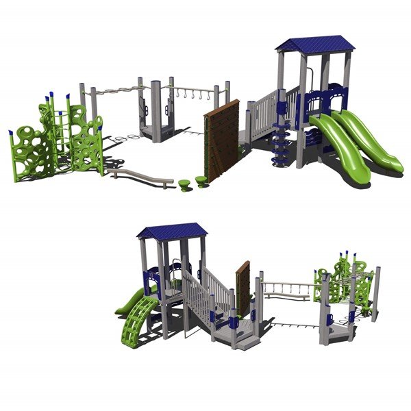 The Floor Is LAVA Commercial Steel Playground Equipment - Ages 5 To 12 Years - Urban