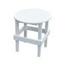 Handmade Recycled Plastic Round Side Table - 13 lbs.