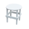 Handmade Recycled Plastic Round Side Table - 13 lbs.