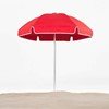 6.5 Ft Diameter Fiberglass Beach Umbrella