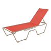 St. Maarten Chaise Lounge - Commercial Aluminum Frame with Sling Fabric