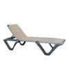 Nautical Pro Sling Chaise Lounge with Plastic Resin Frame
