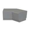 Our Town Sectional Concrete 45° Corner Bench