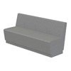 Our Town Sectional Concrete Bench with Back