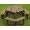 Economizer Hexagonal Recycled Plastic Picnic Table