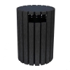 33 Gallon Round Recycled Plastic Trash Receptacle