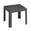 16" x 16" Commercial Plastic Resin Bahia Low Table