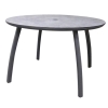 Sunset Round Aluminum Patio Dining Table