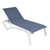 Sunset Sling Chaise Lounge with Plastic Resin Frame