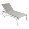 Sunset Sling Chaise Lounge with Plastic Resin Frame