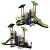 Vine Climber Commercial Steel Playground Set - Ages 2 To 12 Years - Earth