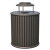 Zion 32 Gallon Steel Trash Receptacle