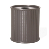 Zion 32 Gallon Steel Trash Receptacle