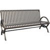 Gateway Steel Bench with Powder Coated Aluminum Frame