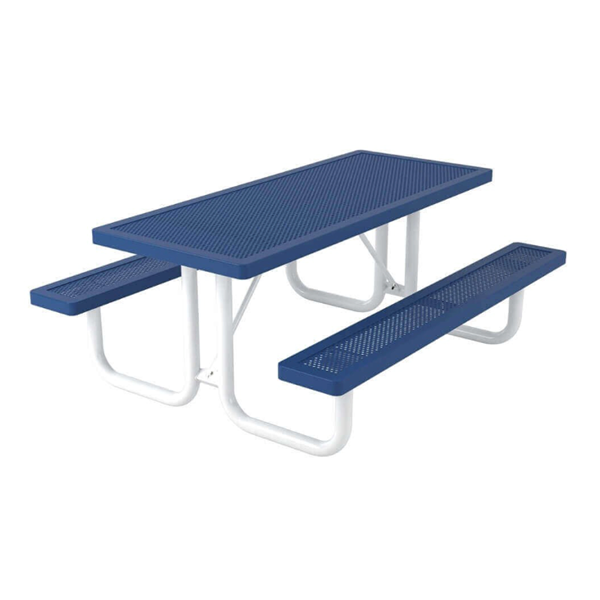 Innovated Style Polyethylene Coated Steel Picnic Table