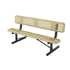 Perforated Style Polyethylene Coated Steel Portable Bench