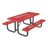 Regal Style Polyethylene Coated Metal Picnic Table