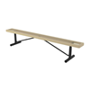 Regal Style Polyethylene Coated Metal Portable Backless Bench