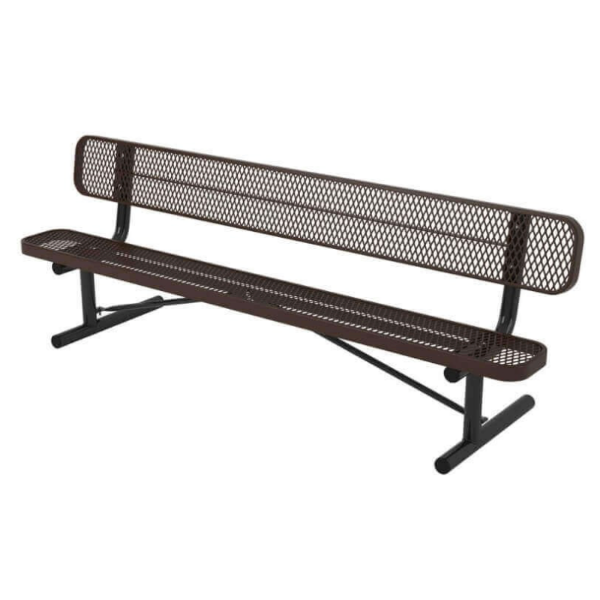 Ultra Leisure Style Polyethylene Coated Metal Portable Bench