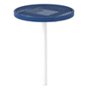 30" Round Expanded Metal Thermoplastic Coated Bar Height Cafe Table